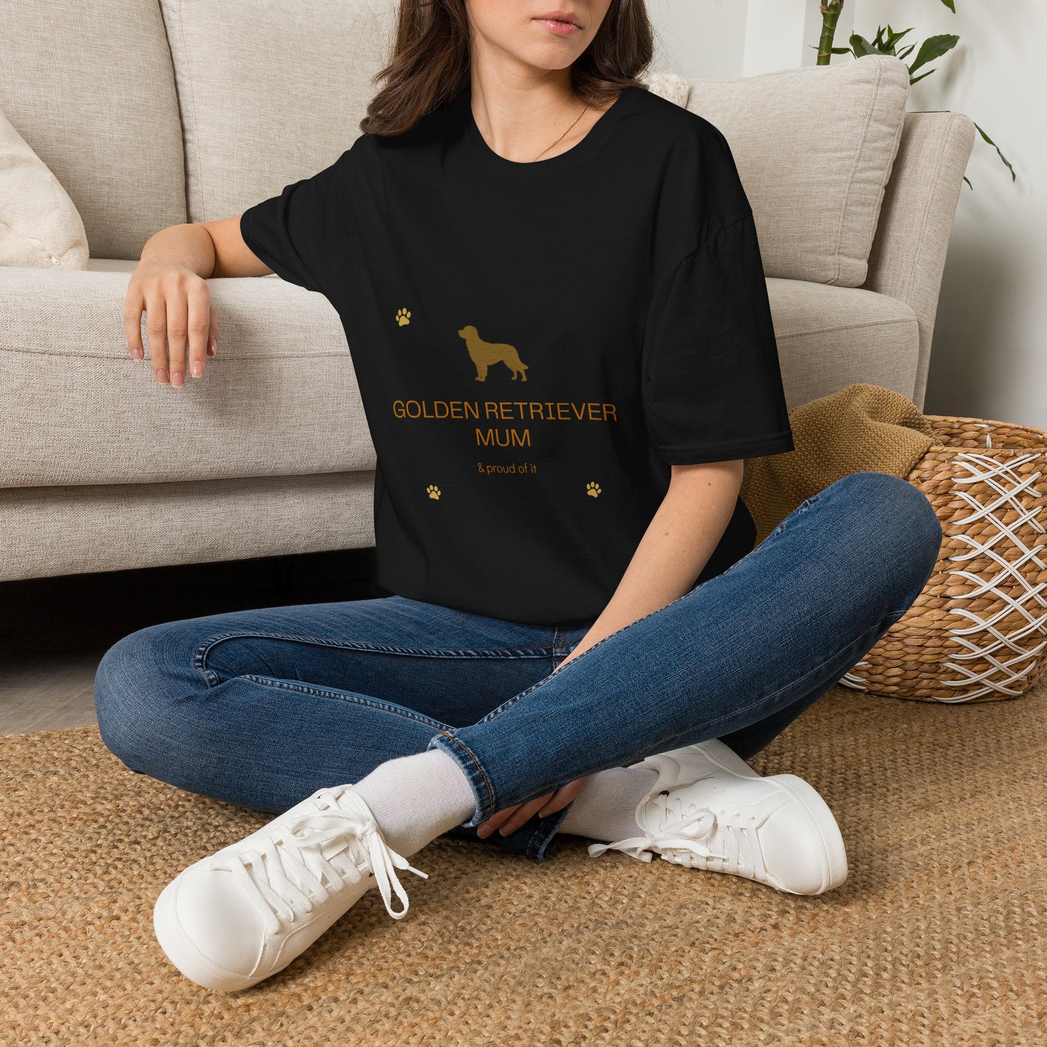 Golden Retriever Mum T-Shirt · Golden Retriever Gift · Dog Mum Tee