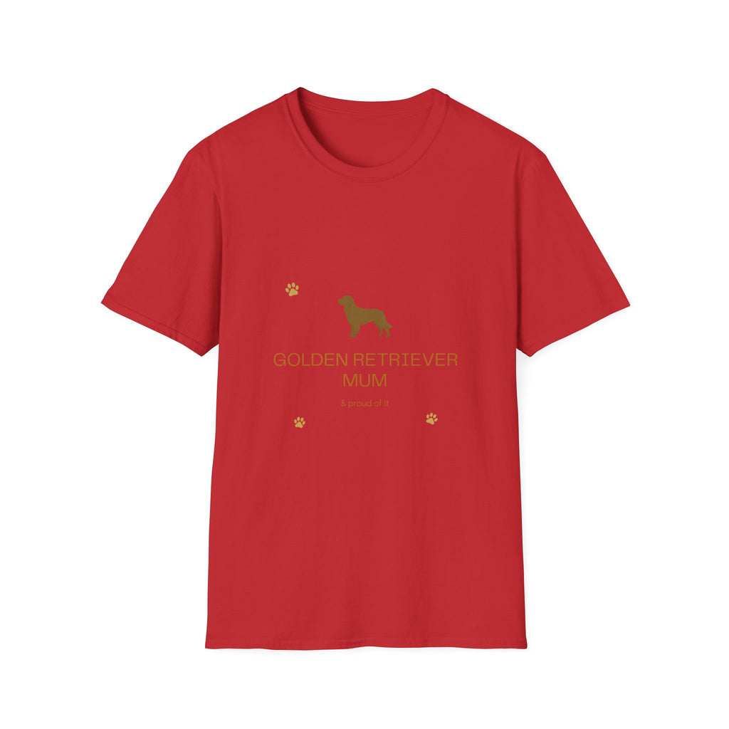 Golden Retriever Mum T-Shirt · Golden Retriever Gift · Dog Mum Tee