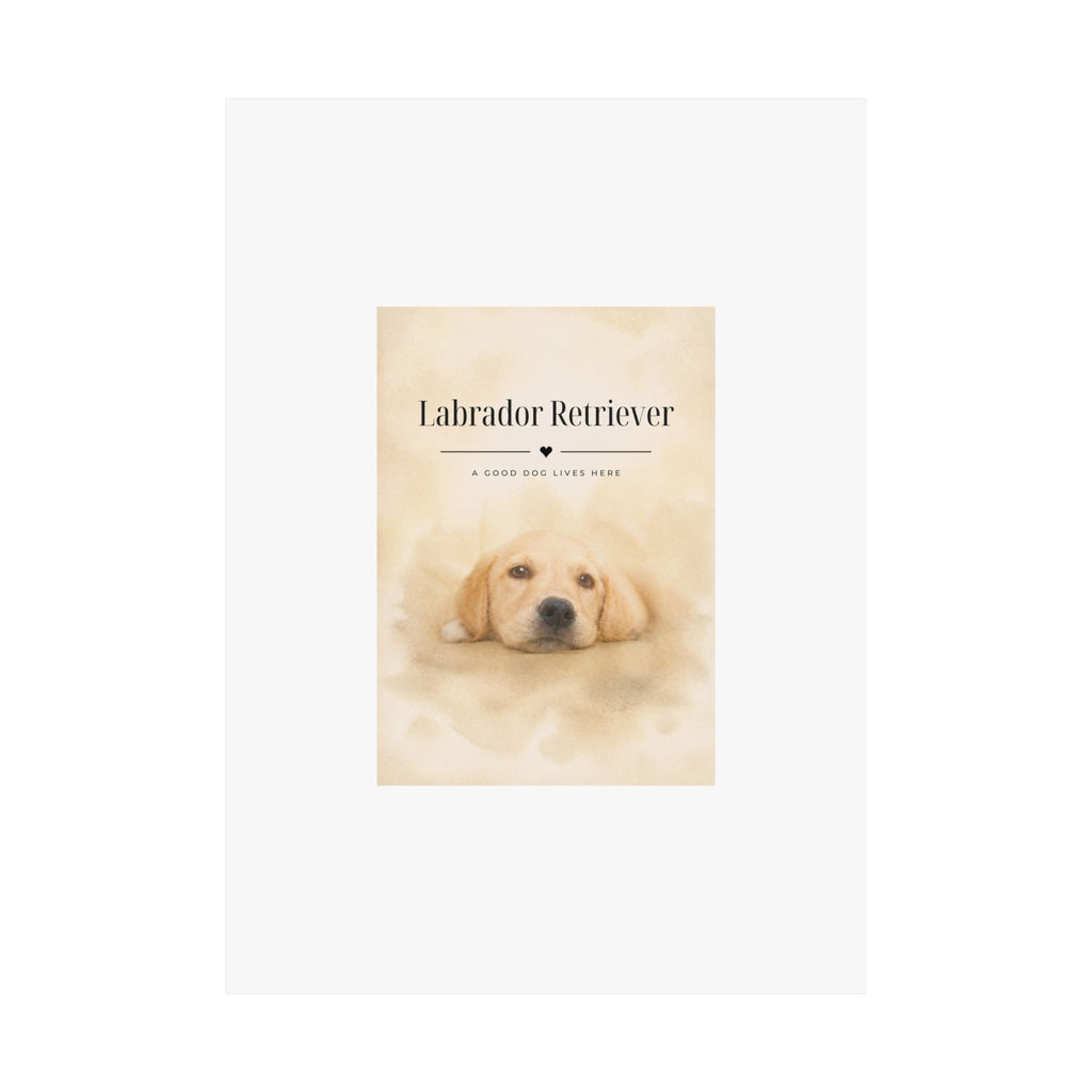 Labrador Retriever Wall Art · Lab Print · Dog Lover Home Decor