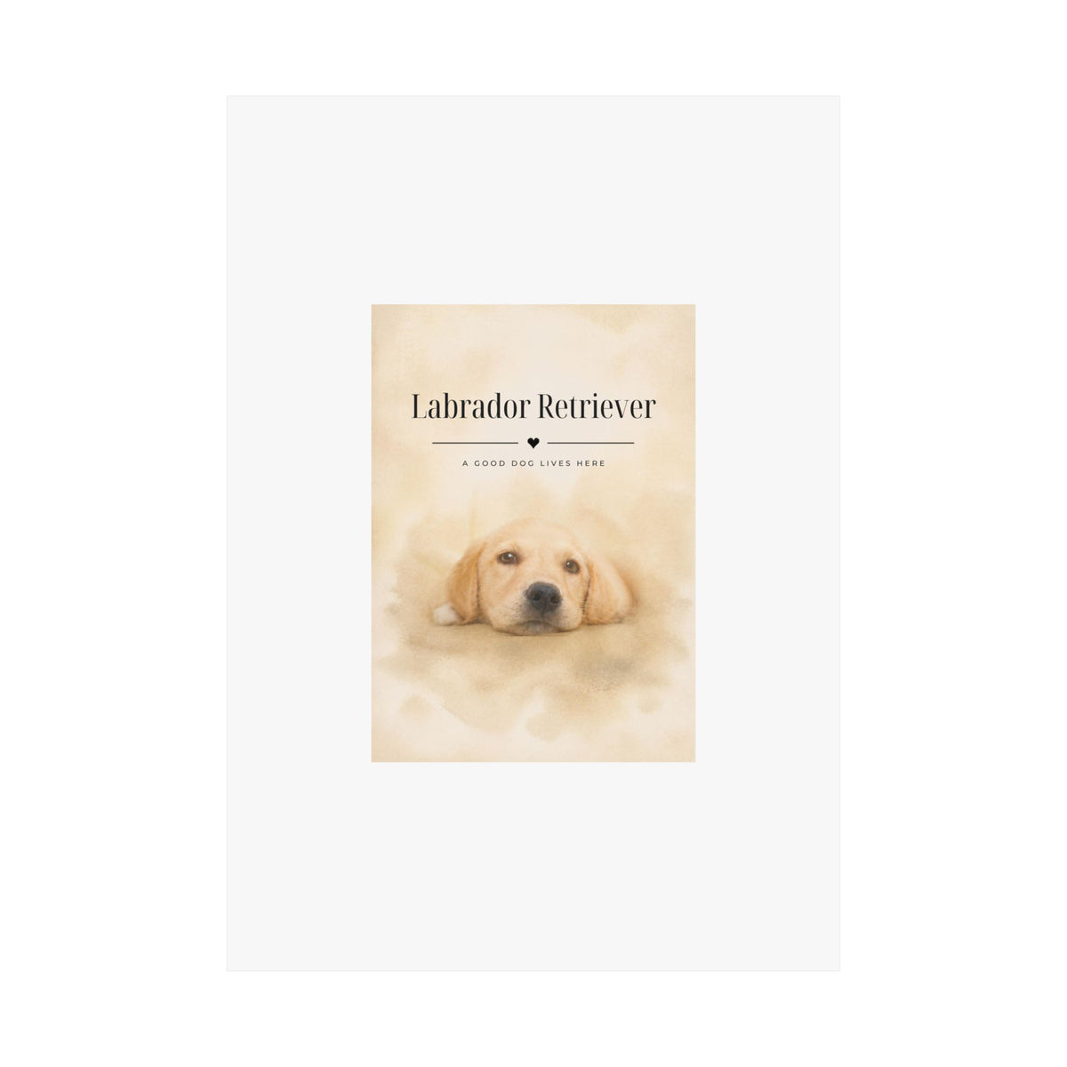 Labrador Retriever Wall Art · Lab Print · Dog Lover Home Decor