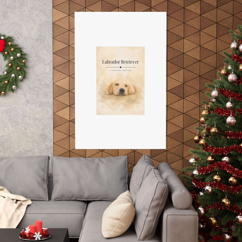 Labrador Retriever Wall Art · Lab Print · Dog Lover Home Decor