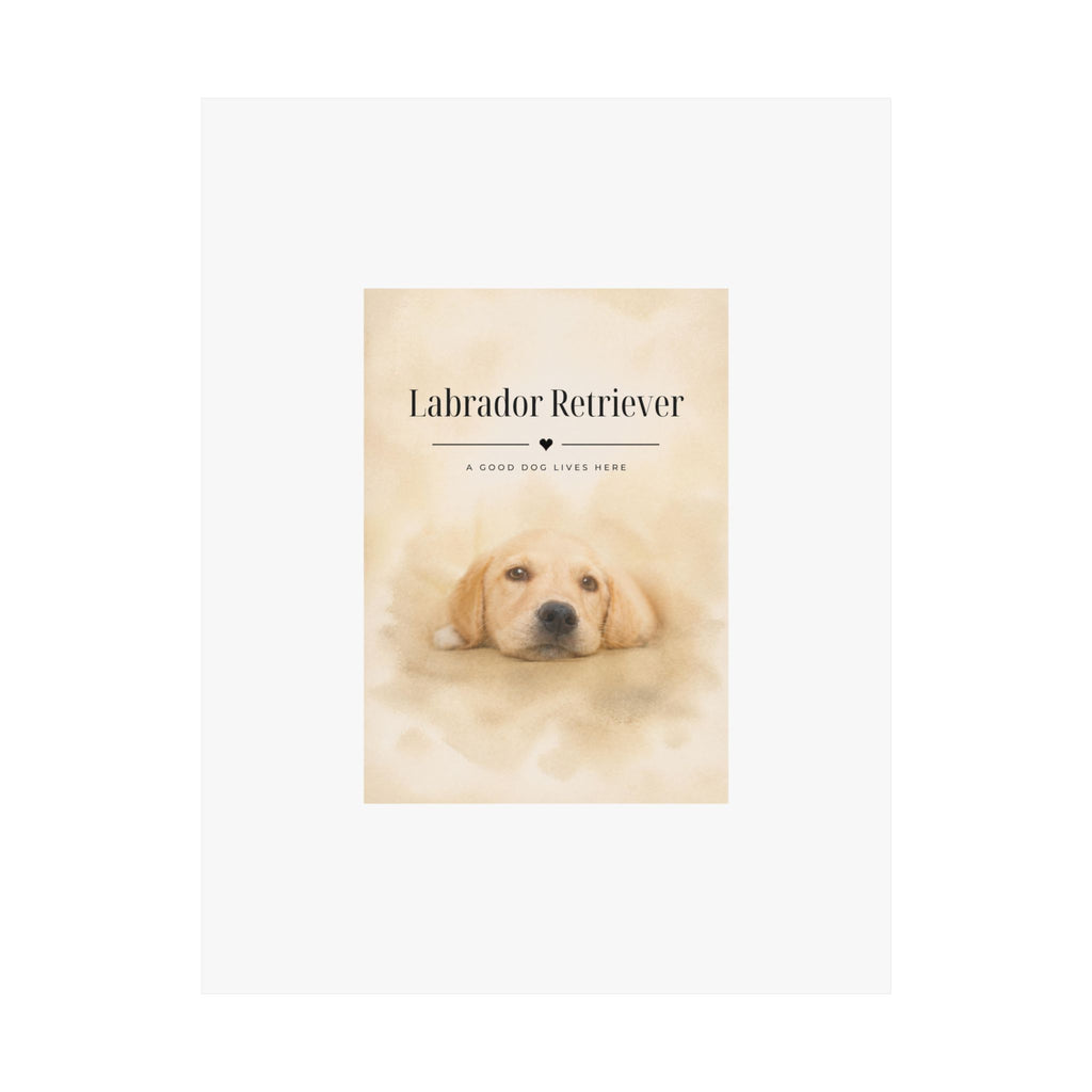 Labrador Retriever Wall Art · Lab Print · Dog Lover Home Decor