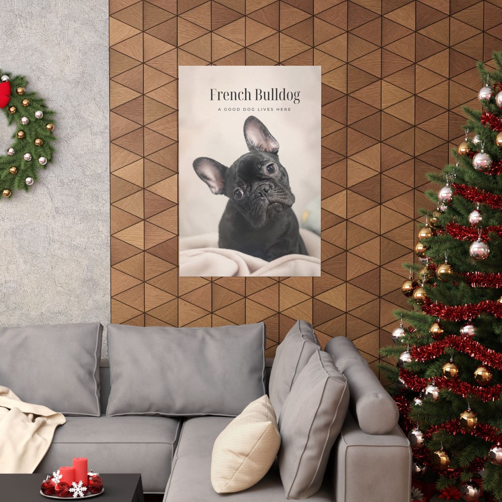 French Bulldog Print · Dog Breed Wall Art · Frenchie Gift · Matte Poster