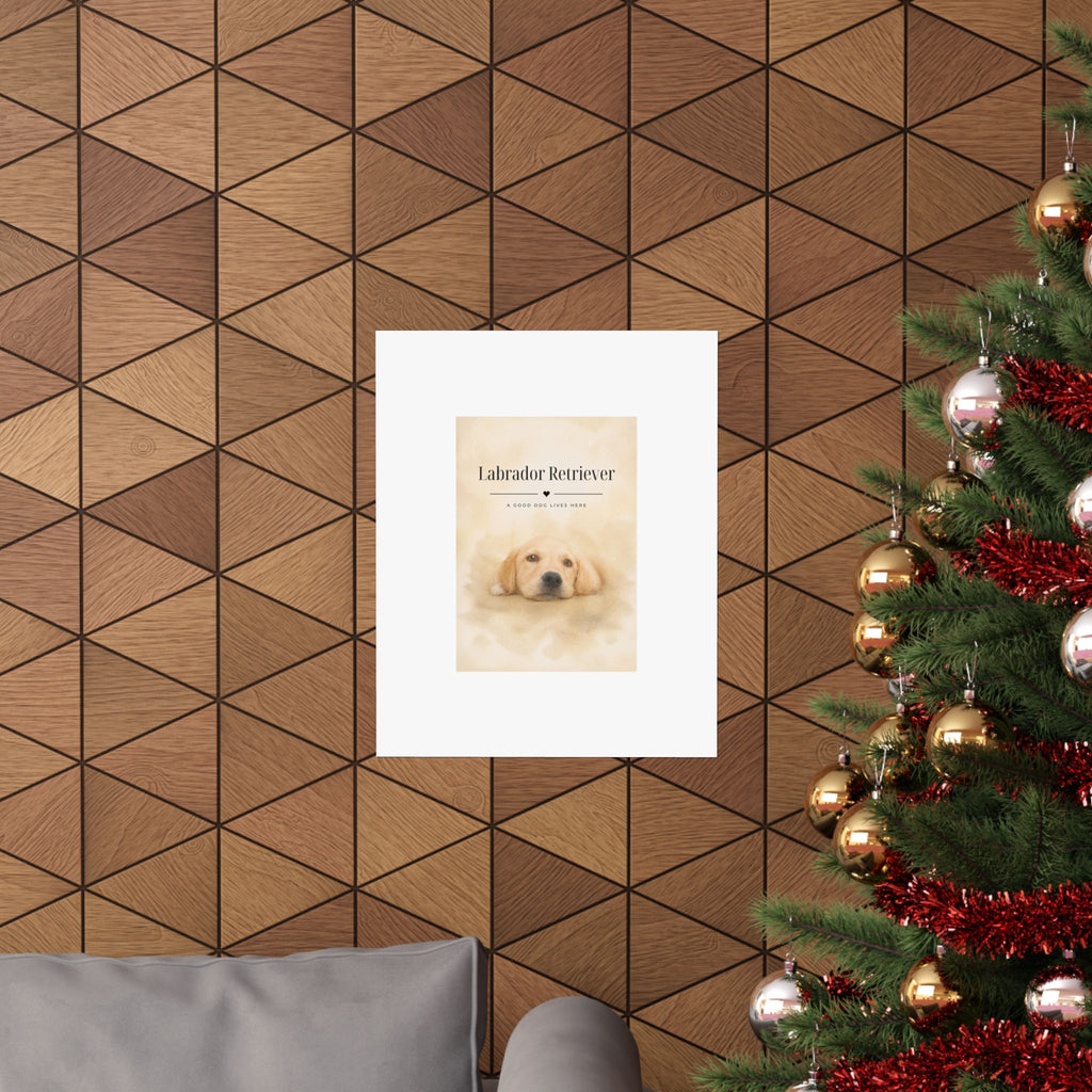 Labrador Retriever Wall Art · Lab Print · Dog Lover Home Decor