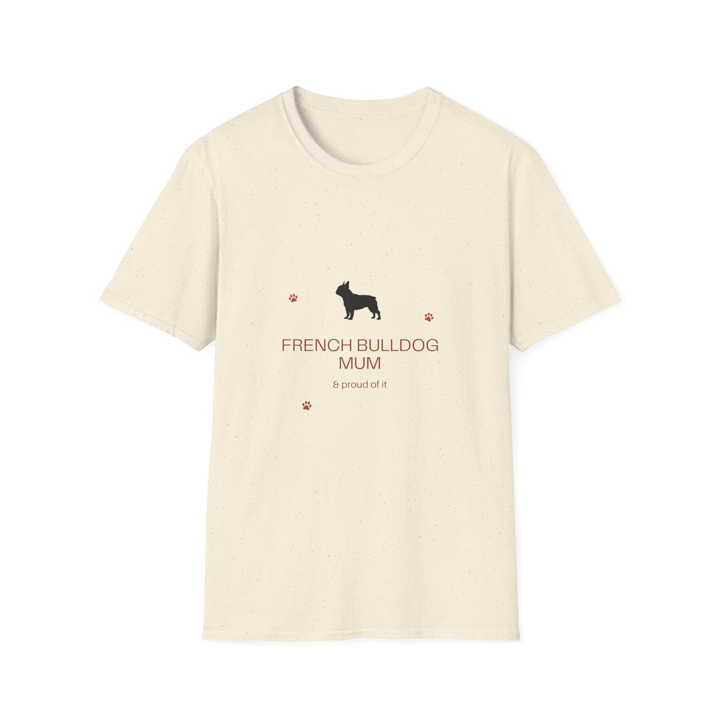 French Bulldog Mum T-Shirt · Frenchie Gift for Women · Dog Mum Tee