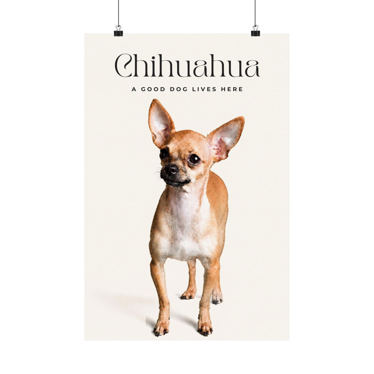 Chihuahua Print · Dog Breed Wall Art · Chihuahua Gift · Matte Poster