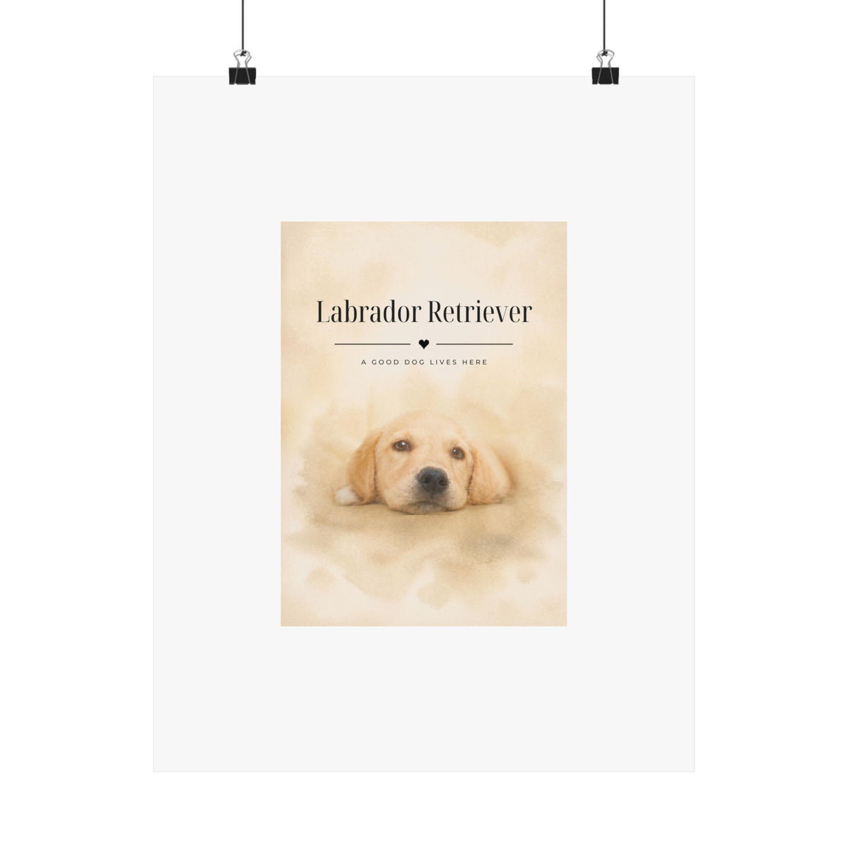 Labrador Retriever Wall Art · Lab Print · Dog Lover Home Decor
