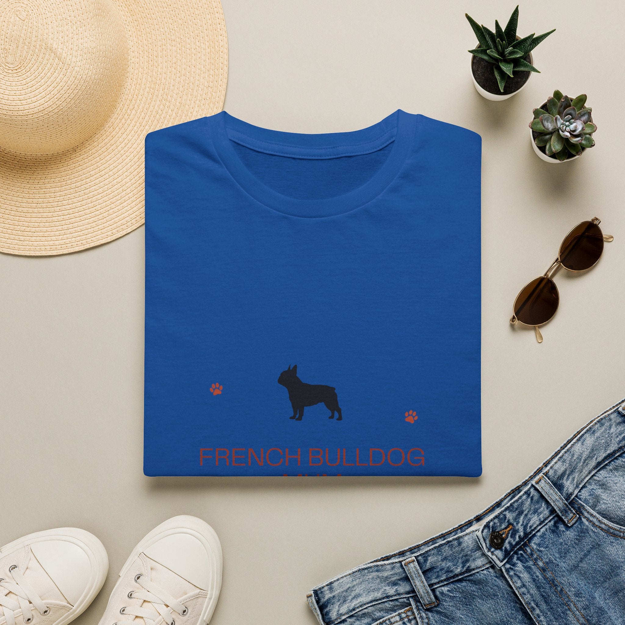 French Bulldog Mum T-Shirt · Frenchie Gift for Women · Dog Mum Tee