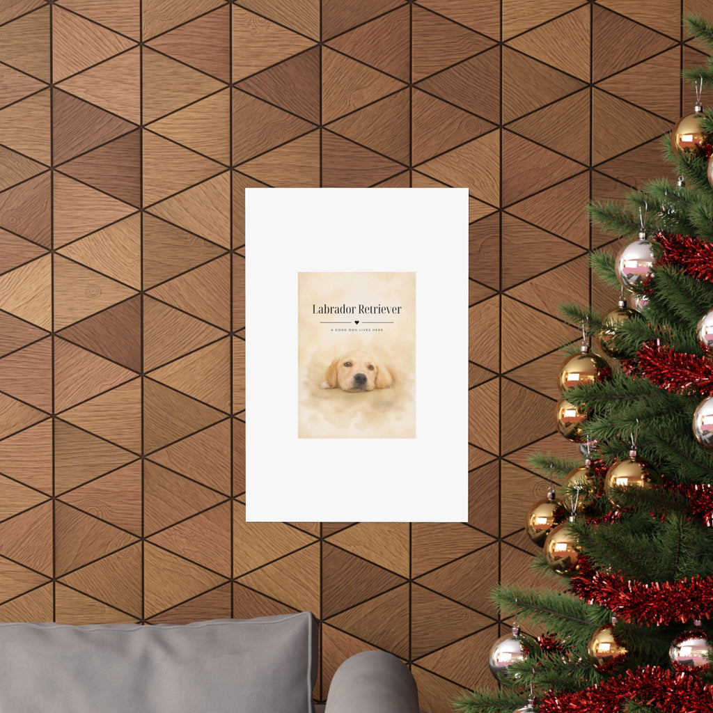Labrador Retriever Wall Art · Lab Print · Dog Lover Home Decor