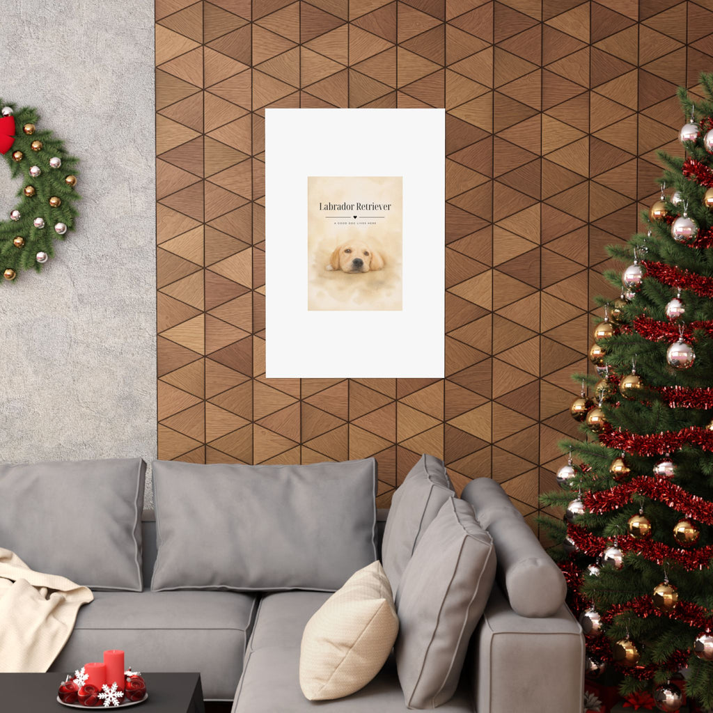 Labrador Retriever Wall Art · Lab Print · Dog Lover Home Decor