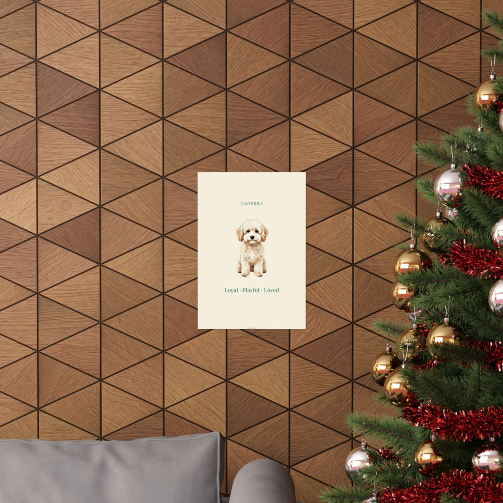 Cavoodle Print · Dog Breed Wall Art · Cavoodle Gift · Matte Poster