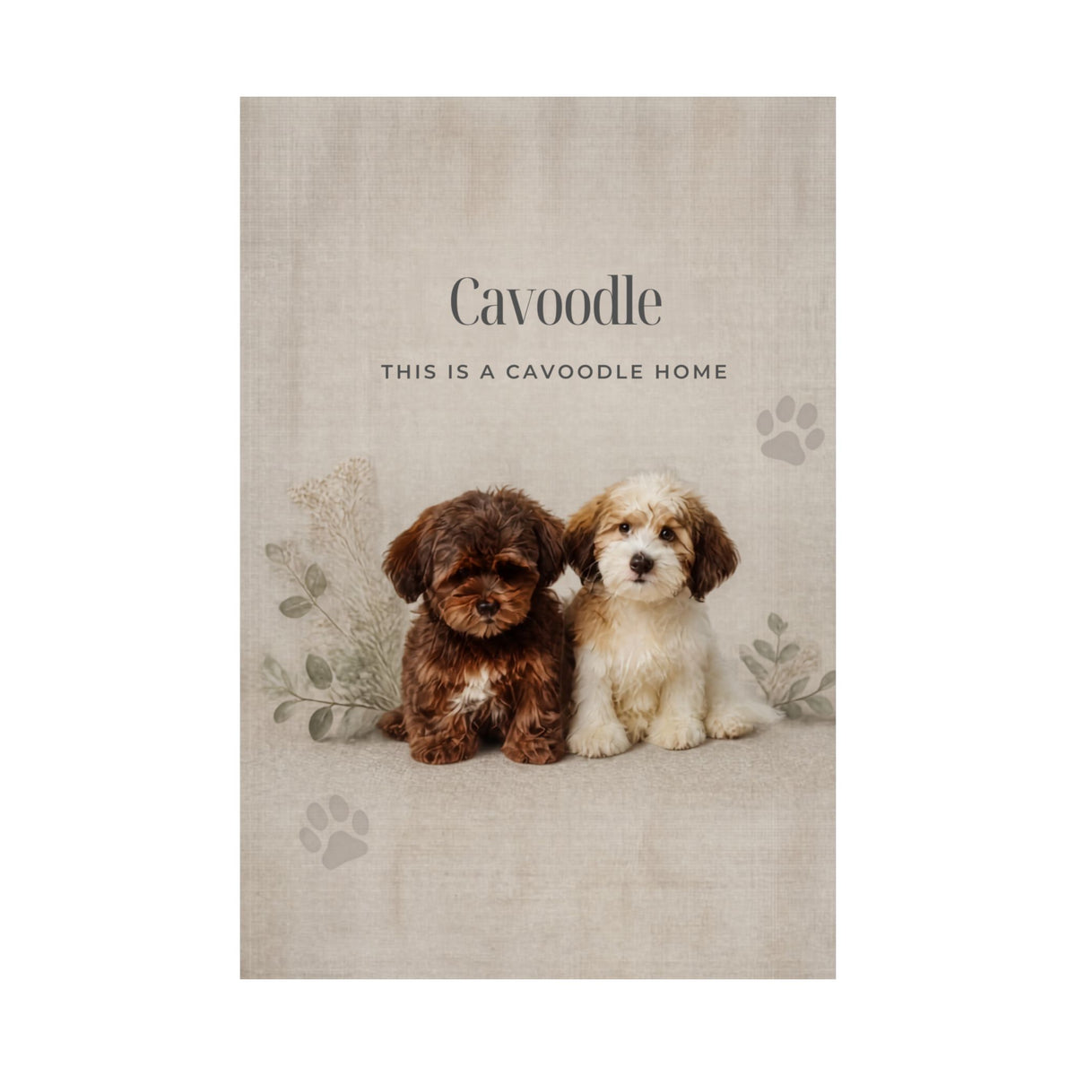 Cavoodle Print · Dog Breed Wall Art · Cavoodle Gift · Matte Poster