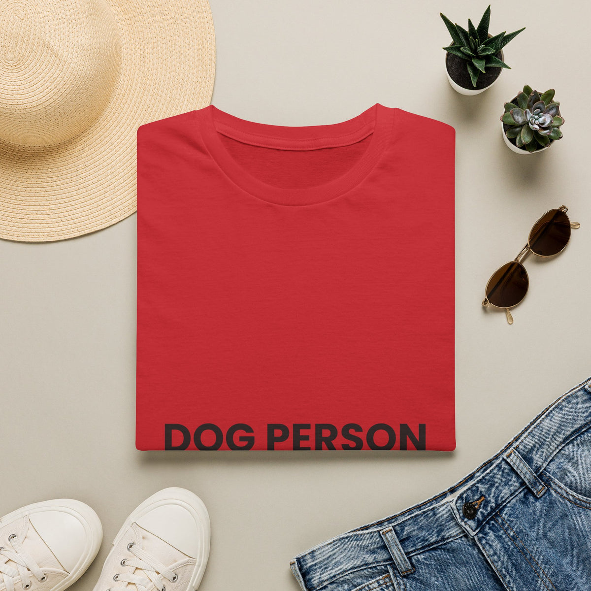 Dog Person T-Shirt · Dog Lover Gift · Minimal Dog Owner Tee