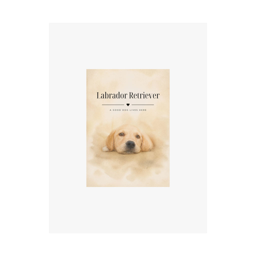 Labrador Retriever Wall Art · Lab Print · Dog Lover Home Decor
