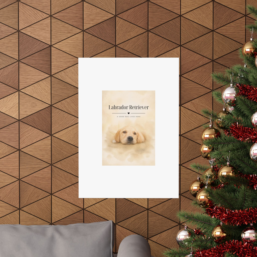 Labrador Retriever Wall Art · Lab Print · Dog Lover Home Decor
