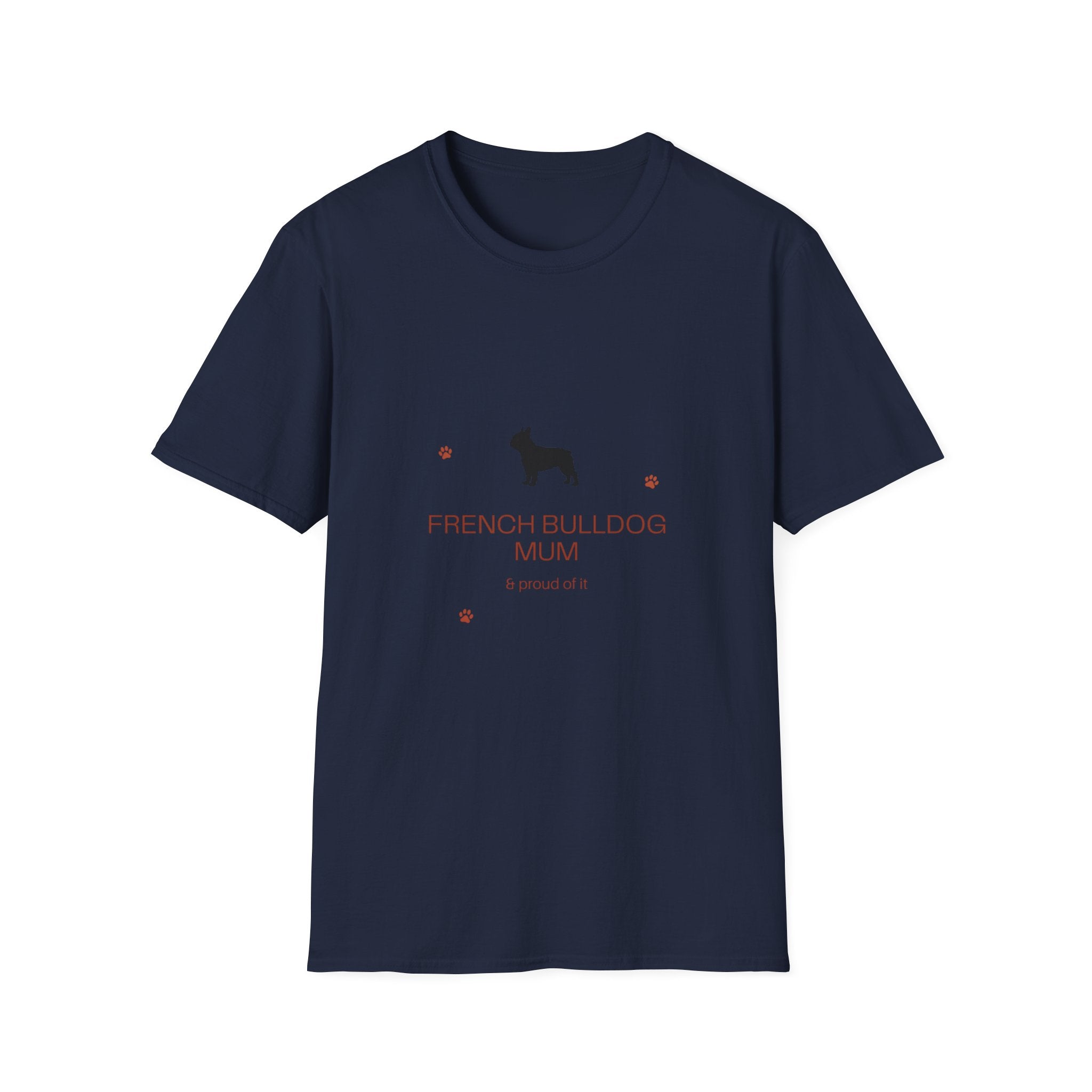 French Bulldog Mum T-Shirt · Frenchie Gift for Women · Dog Mum Tee