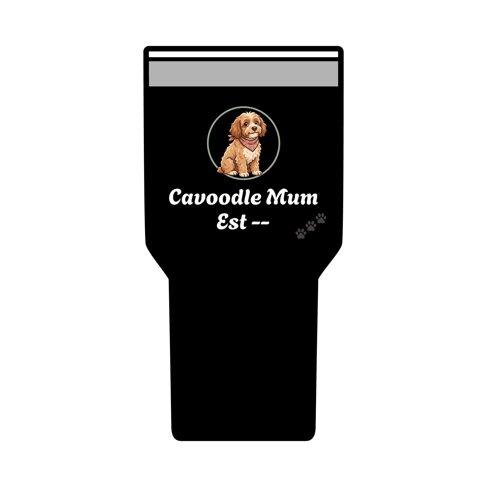 Cavoodle Mum Tumbler · Insulated 30oz Travel Cup · Cavoodle Gift