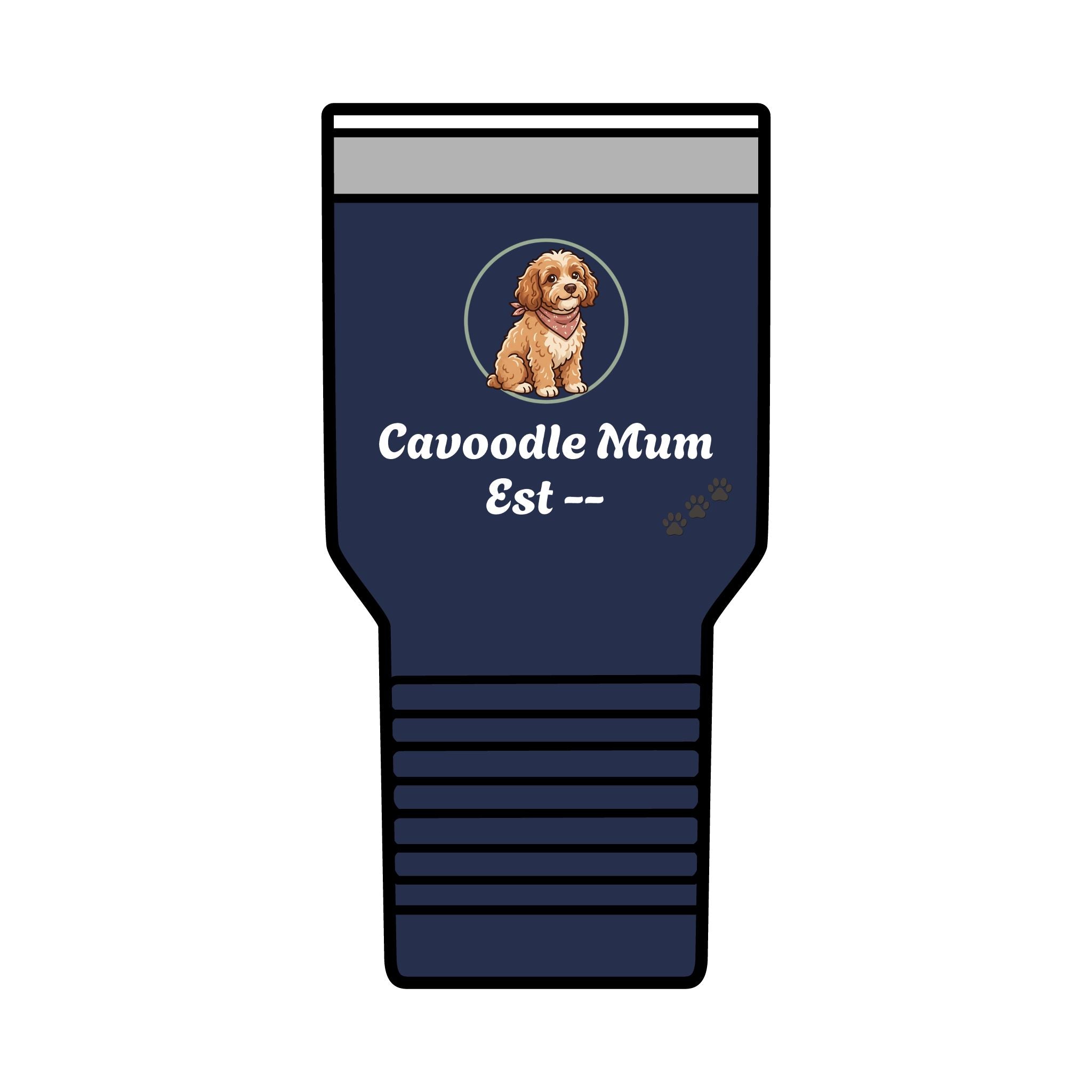 Cavoodle Mum Tumbler · Insulated 30oz Travel Cup · Cavoodle Gift