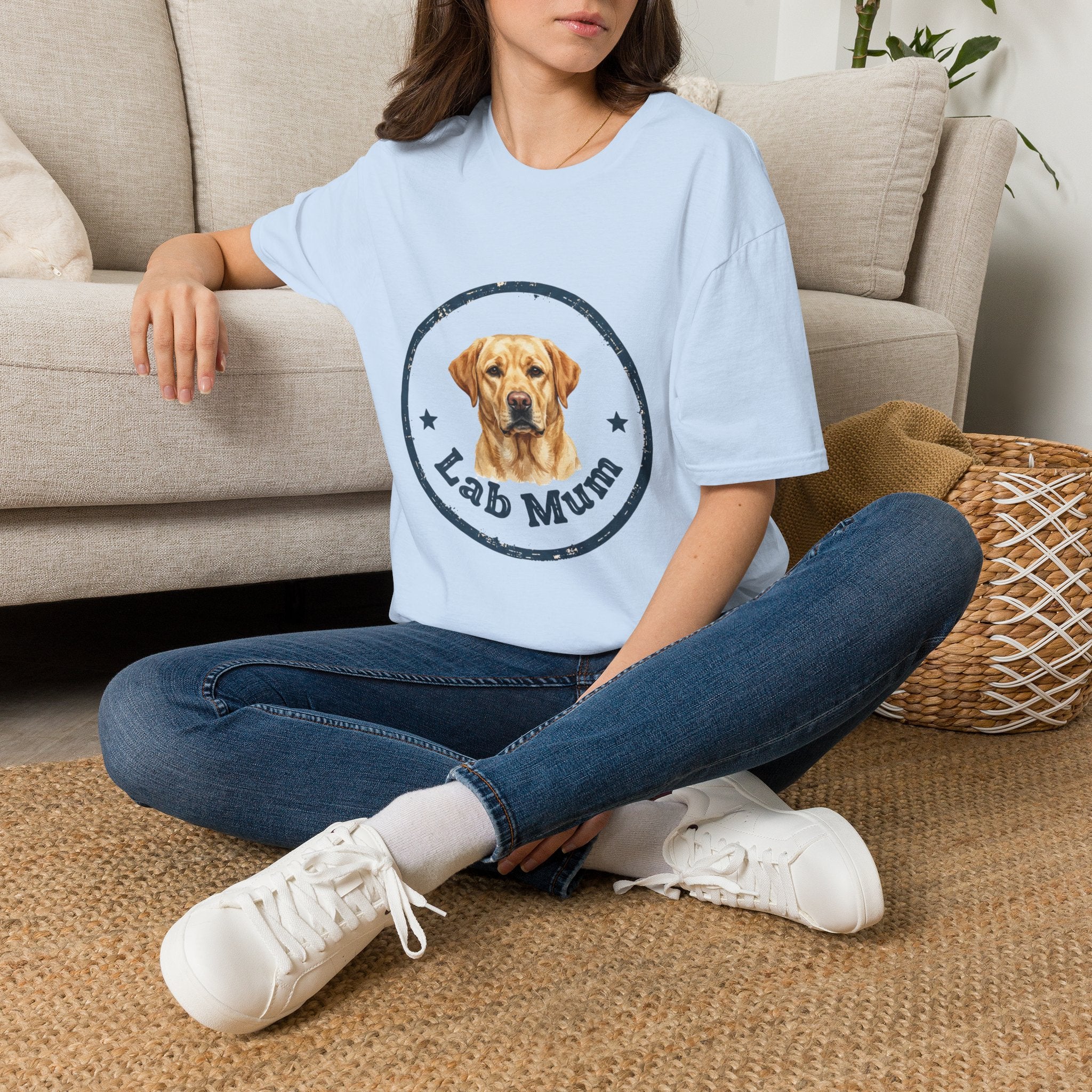 Labrador Mum T-Shirt · Lab Retriever Gift · Dog Mum Tee