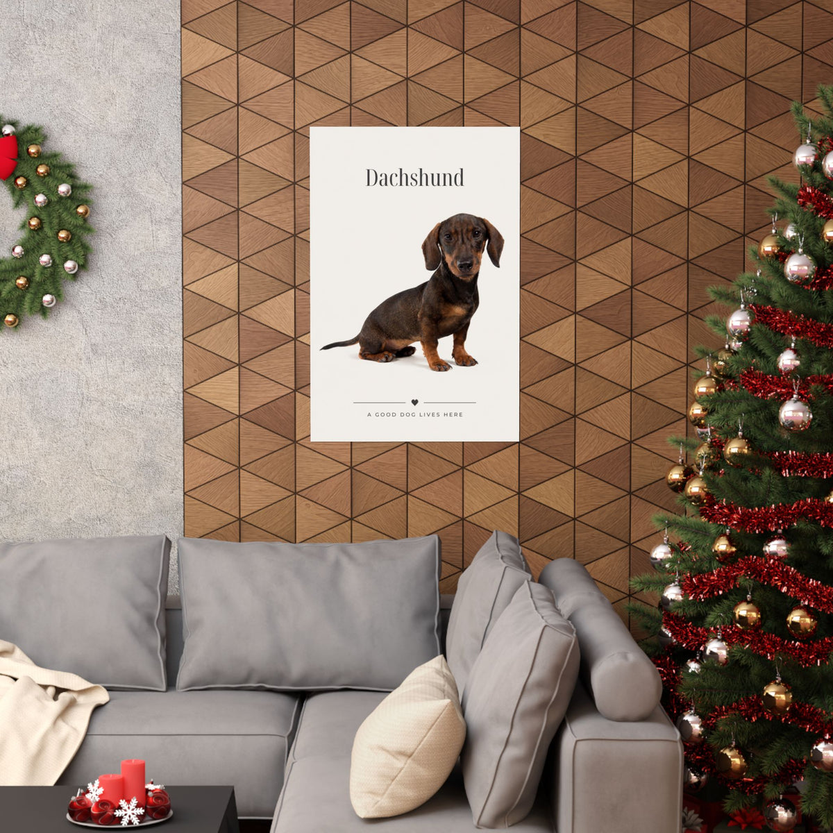 Dachshund Print · Dog Breed Wall Art · Dachshund Gift · Matte Poster