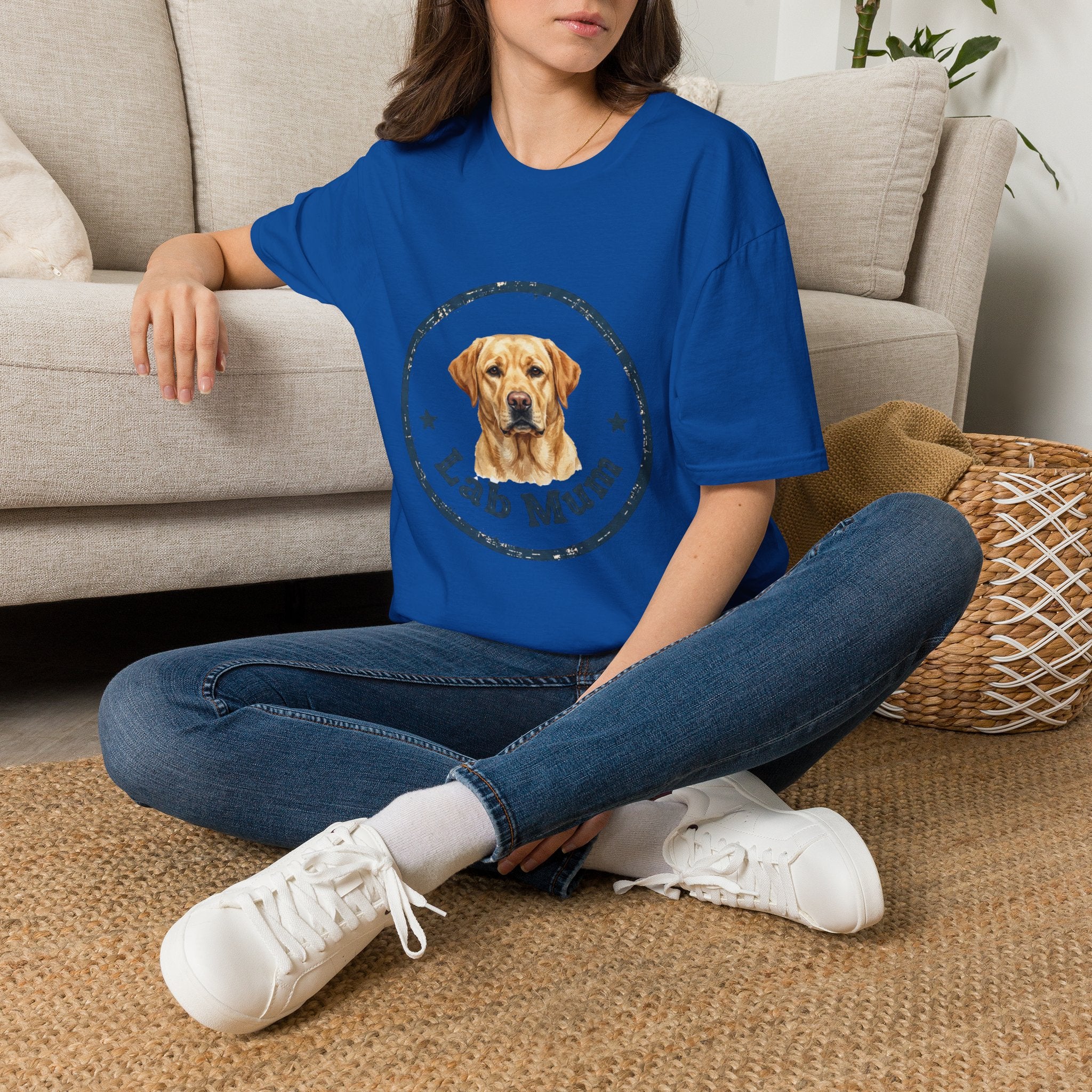 Labrador Mum T-Shirt · Lab Retriever Gift · Dog Mum Tee