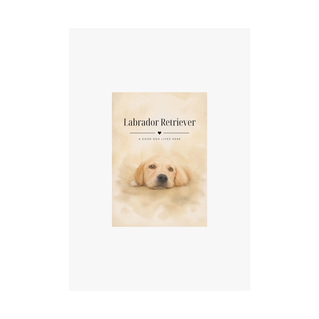 Labrador Retriever Wall Art · Lab Print · Dog Lover Home Decor