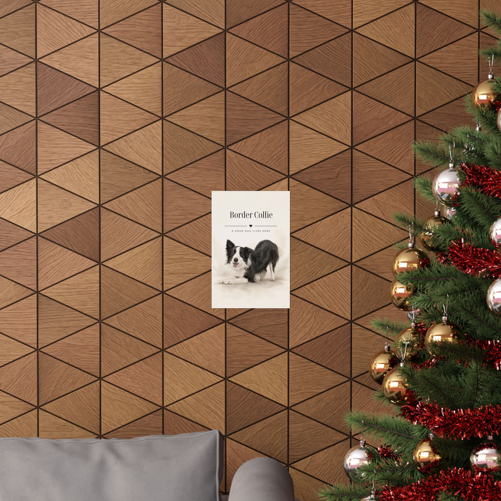 Border Collie Print · Dog Breed Wall Art · Border Collie Gift · Matte Poster