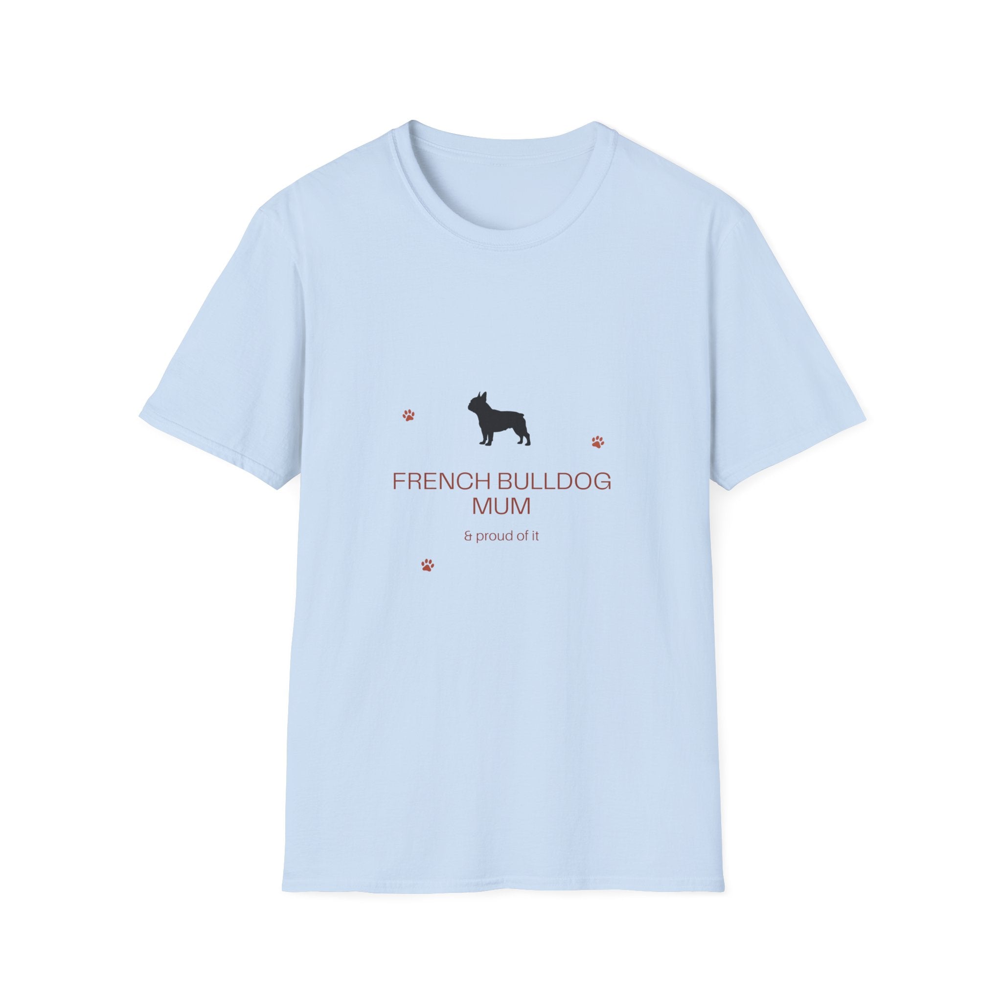French Bulldog Mum T-Shirt · Frenchie Gift for Women · Dog Mum Tee